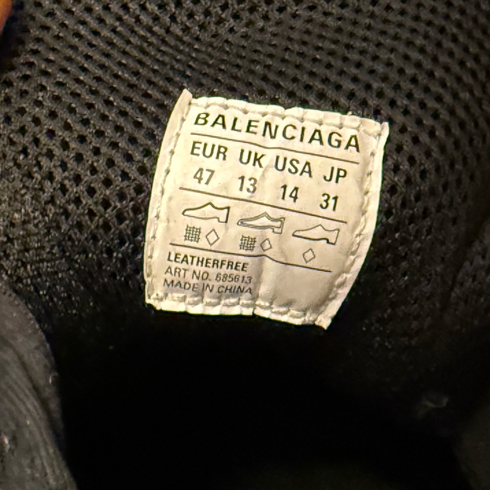 BALENCIAGA Men's Bouncer Screw Sneakers with Piercings Size 47/14 - Picture 14 of 14